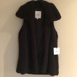 JACK BB Dakota Teddy Style Black Vest